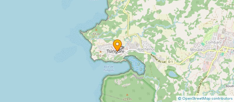 localisation de l'entreprise PASS-BE à TSINGONI