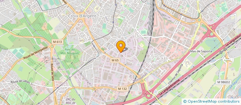 localisation de l'entreprise PASS'CE à MONTPELLIER