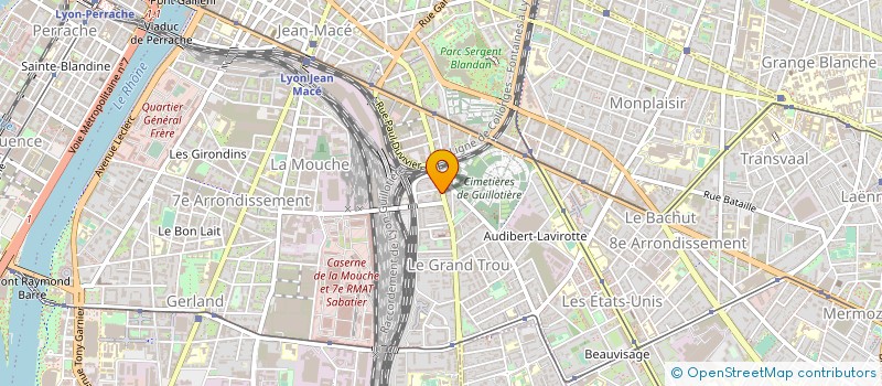 localisation de l'entreprise PASS'COURSES  LYON