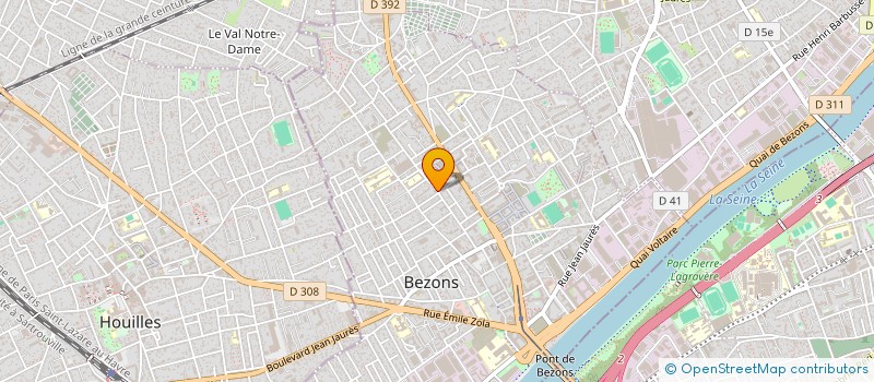 localisation de l'entreprise PASS DECO  BEZONS