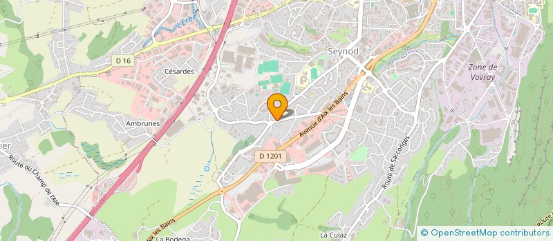 localisation de l'entreprise PASS'ELEC à ANNECY