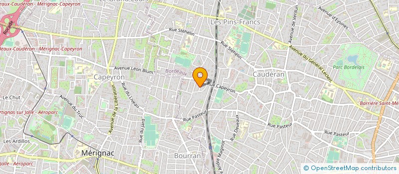 localisation de l'entreprise PASS FOR SPORT à BORDEAUX