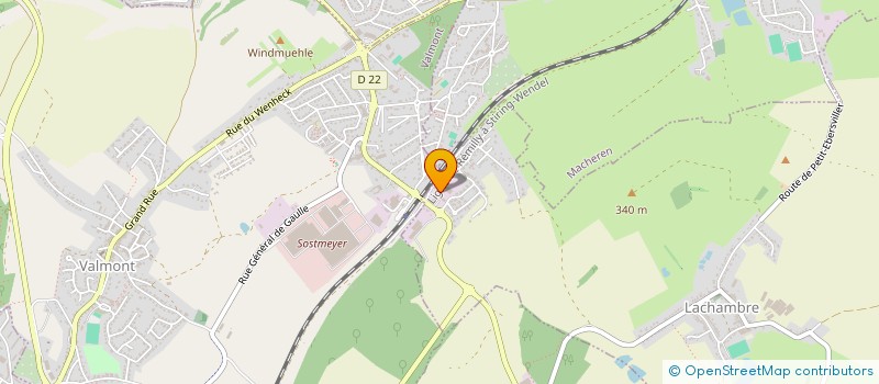 localisation de l'entreprise PASS FRANCE à LACHAMBRE