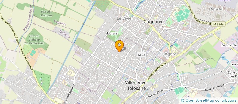 localisation de l'entreprise PASS INTERNATIONAL à VILLENEUVE-TOLOSANE