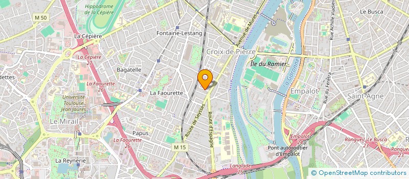localisation de l'entreprise PASS'LA BARRE à TOULOUSE
