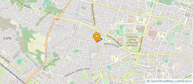 localisation de l'entreprise PASS'PARPAU  BILLERE