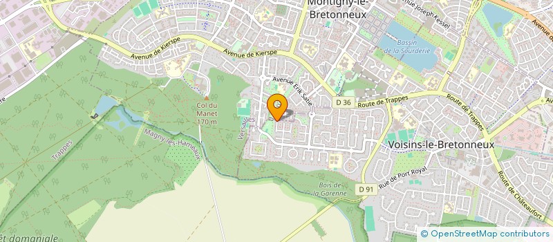 localisation de l'entreprise PASS PARTENARIAT à VOISINS-LE-BRETONNEUX