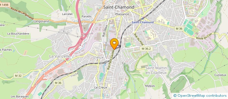 localisation de l'entreprise PASS PARTOUT  SAINT-CHAMOND