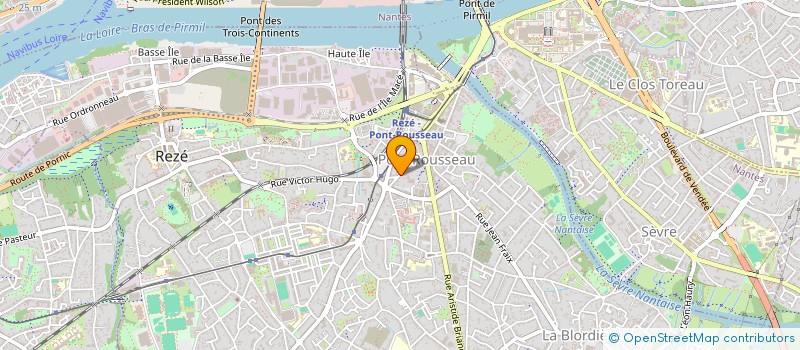 localisation de l'entreprise PASS'PARTOUT à REZE