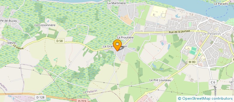 localisation de l'entreprise PASS'PLUME à LE PELLERIN