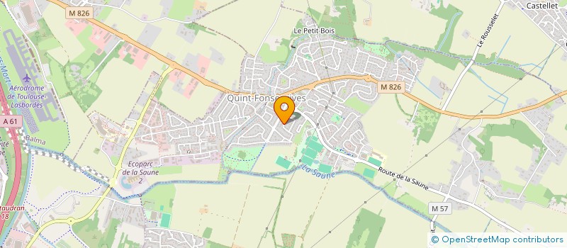 localisation de l'entreprise PASS'PORT  QUINT-FONSEGRIVES