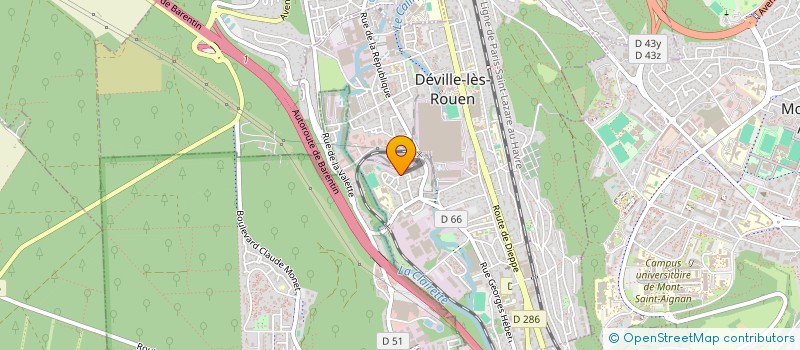 localisation de l'entreprise PASS PORT SCENE  DEVILLE-LES-ROUEN