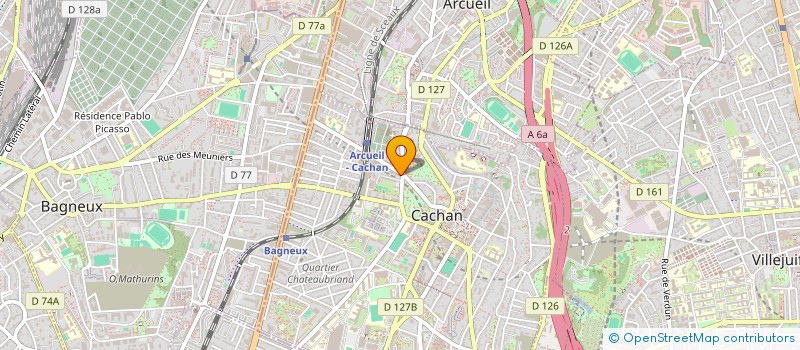 localisation de l'entreprise PASS PRO  CACHAN