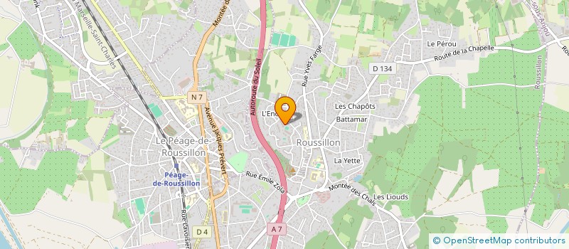 localisation de l'entreprise PASS- R'AILES  ROUSSILLON