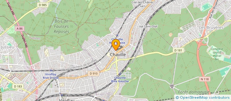 localisation de l'entreprise PASS-RELLES à CHAVILLE