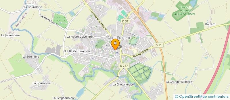 localisation de l'entreprise PASS' SANTE MAINES  CHAVAGNES-EN-PAILLERS