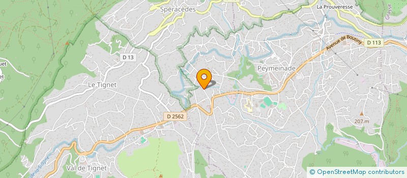 localisation de l'entreprise PASS-SPORT PAS A PAS VERS LE SPORT  PEYMEINADE