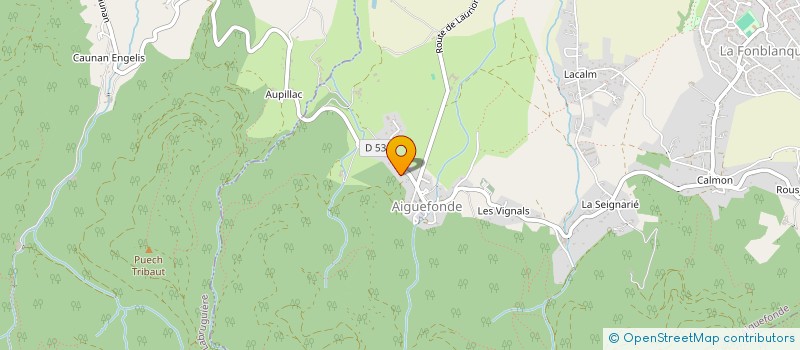 localisation de l'entreprise PASS'TA'FAIM  AIGUEFONDE