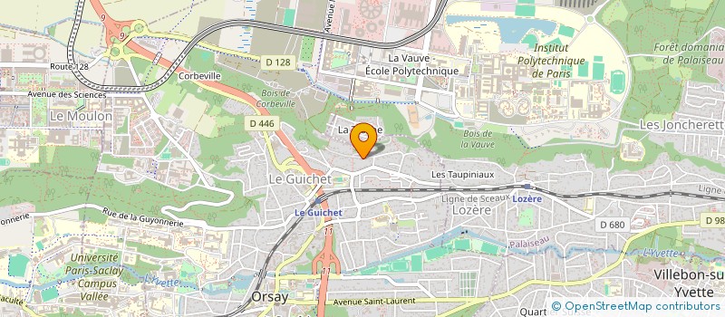 localisation de l'entreprise PASSACAILLE à ORSAY