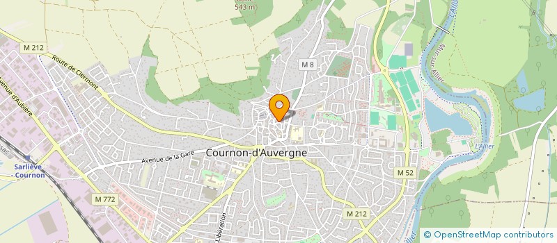 localisation de l'entreprise PASSACAILLE à COURNON-D'AUVERGNE