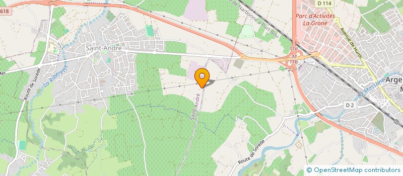 localisation de l'entreprise PASSACANA à SAINT-ANDRE