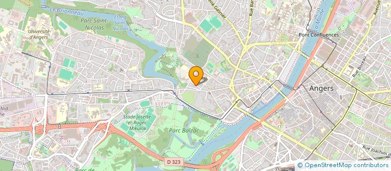 localisation de l'entreprise PASSAGE à ANGERS