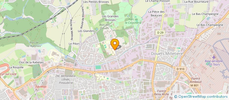 localisation de l'entreprise PASSAGE à TOURS