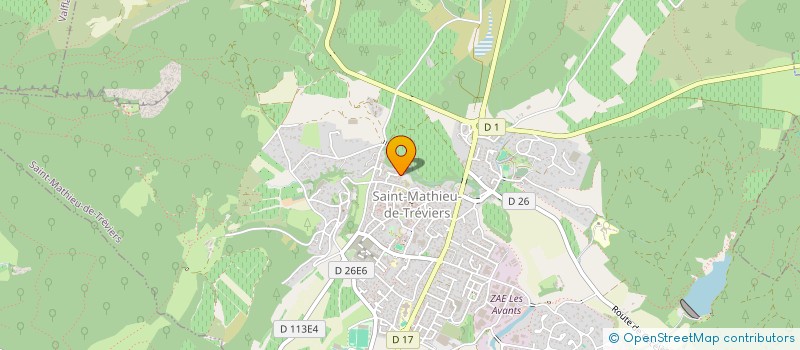 localisation de l'entreprise PASSAGE  SAINT-MATHIEU-DE-TREVIERS