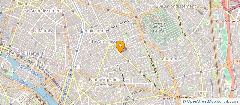 localisation de l'entreprise PASSAGE DU DESIR PRODUCTIONS  PARIS