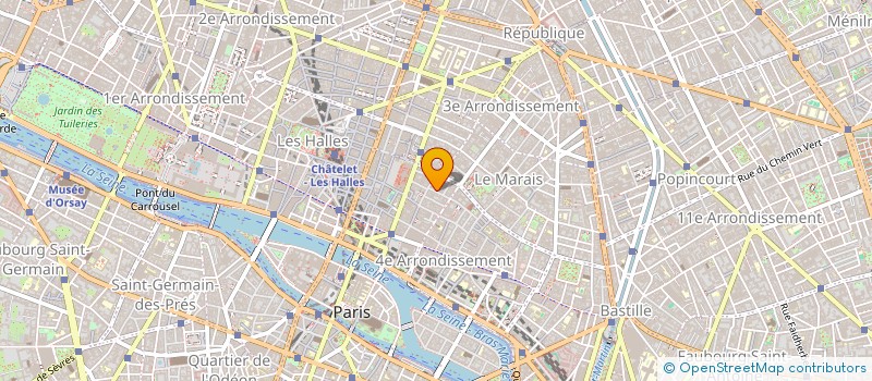 localisation de l'entreprise PASSAGE DU MARAIS  PARIS