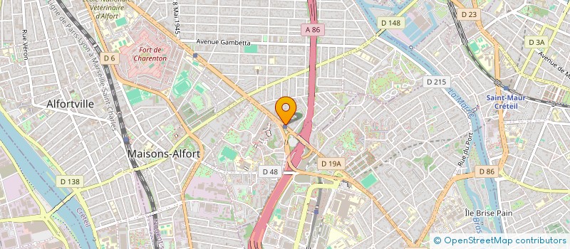 localisation de l'entreprise PASSAGE ET IMMO (P&I) à MAISONS-ALFORT