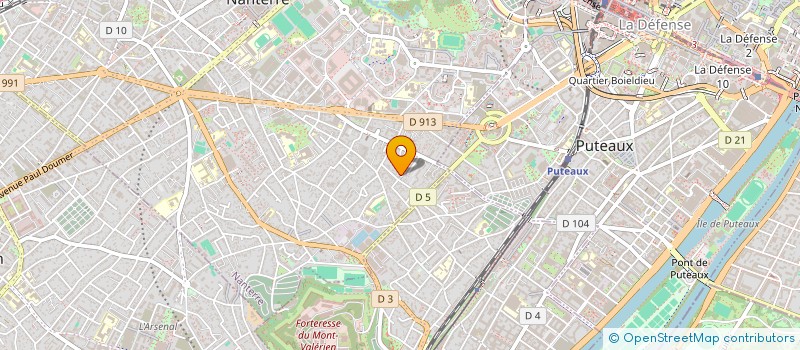 localisation de l'entreprise PASSAGE RIOU  NANTERRE