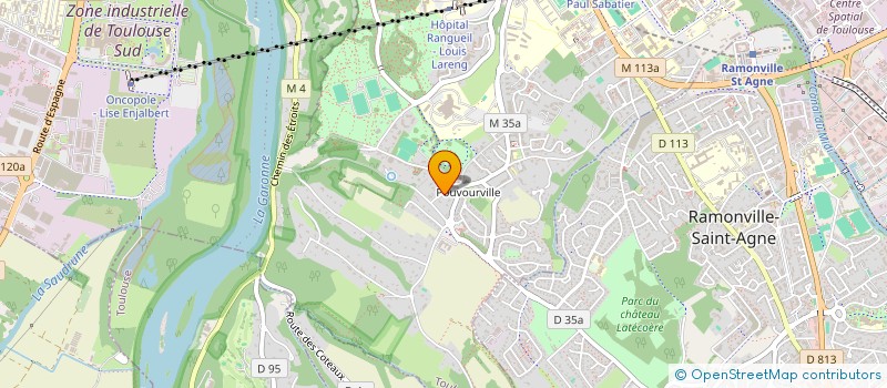 localisation de l'entreprise PASSAGERS DE L ARC EN CIEL à TOULOUSE