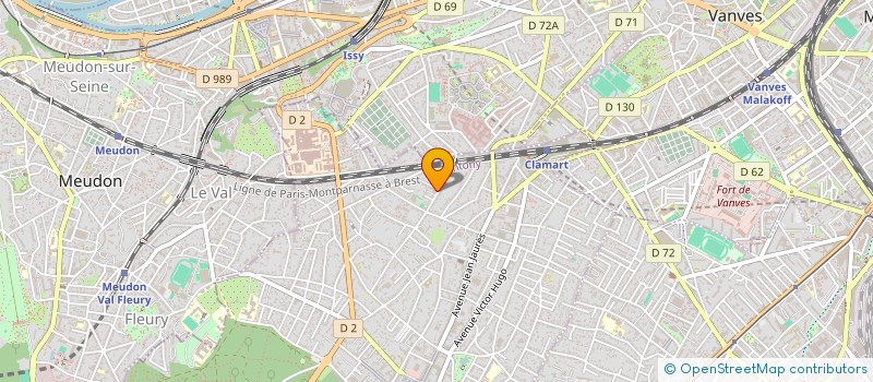 localisation de l'entreprise PASSAGES à CLAMART
