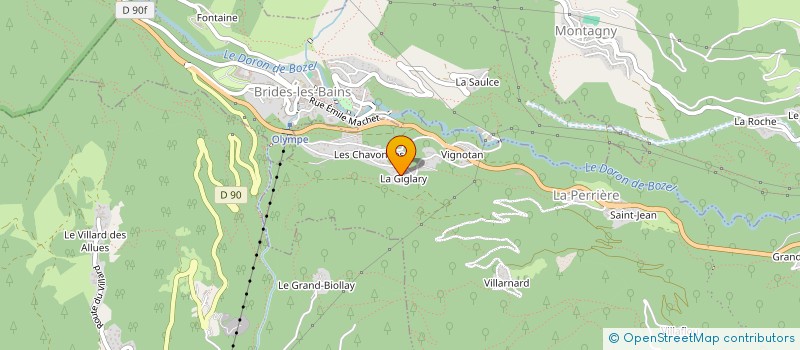 localisation de l'entreprise PASSAGES à COURCHEVEL
