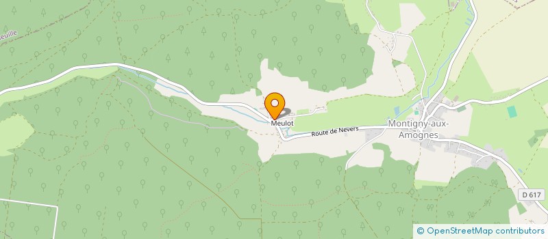 localisation de l'entreprise PASSAGES  MONTIGNY-AUX-AMOGNES