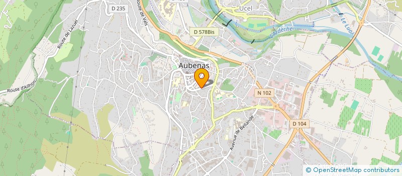 localisation de l'entreprise PASSAGES A L'ACTE à AUBENAS