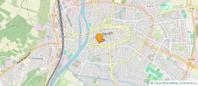 localisation de l'entreprise PASSAGES ASSOCIATION à SENS