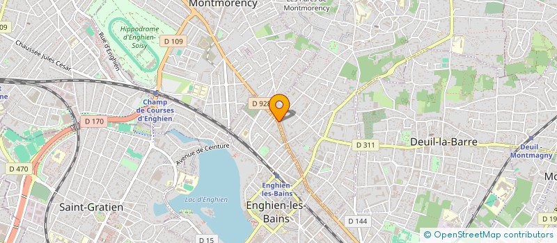 localisation de l'entreprise PASSAGES PROFESSIONNELS à MONTMORENCY