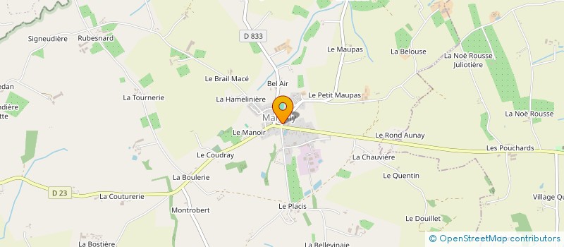 localisation de l'entreprise PASSAIS OLYMPIQUE CLUB à PASSAIS VILLAGES