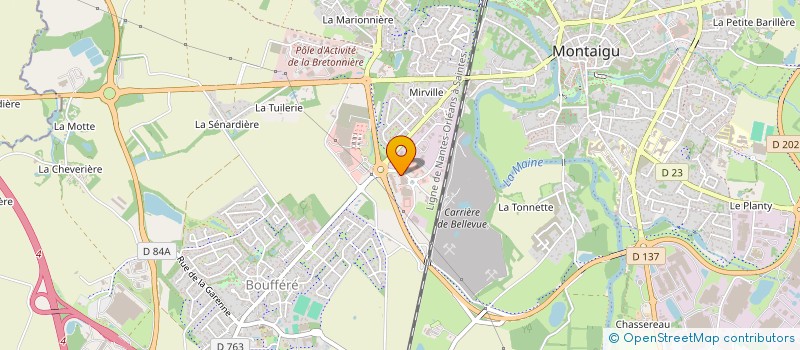 localisation de l'entreprise PASSALACQUA à MONTAIGU-VENDEE