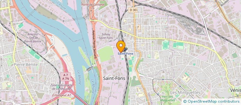 localisation de l'entreprise PASSANI  SAINT-FONS