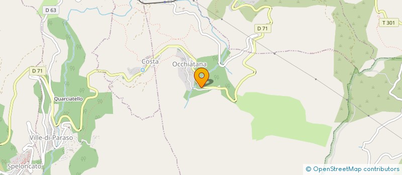 localisation de l'entreprise PASSANI ET FILS à OCCHIATANA