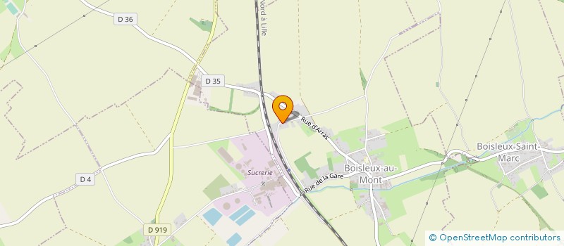 localisation de l'entreprise PASSANTE à BOISLEUX-AU-MONT