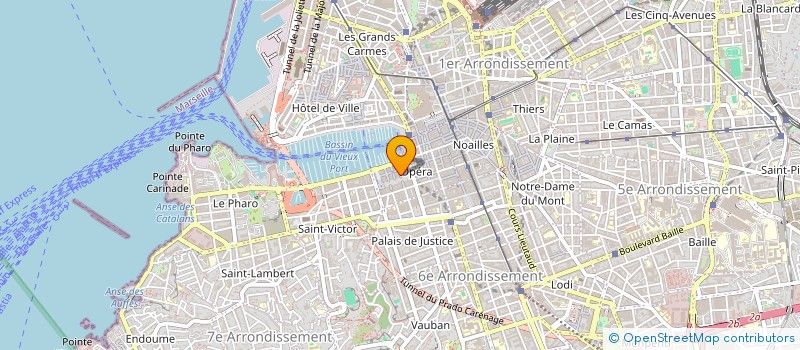 localisation de l'entreprise PASSAPAROLA ESPACE DE CULTURE ITALIENNE à MARSEILLE
