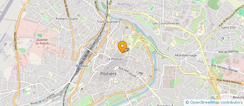 localisation de l'entreprise PASSARO à POITIERS