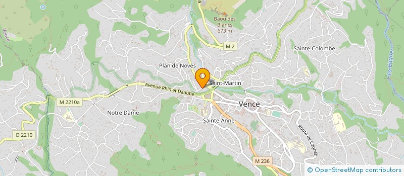 localisation de l'entreprise PASSATEAM VENCE  VENCE
