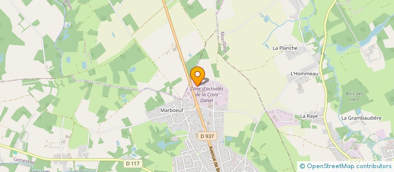 localisation de l'entreprise PASSAY  GENESTON