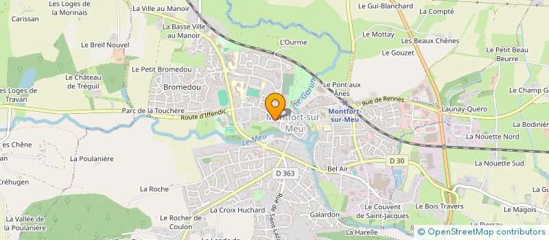 localisation de l'entreprise PASSCOM  MONTFORT-SUR-MEU