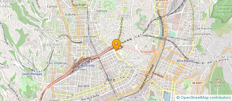 localisation de l'entreprise PASSE-D à NICE